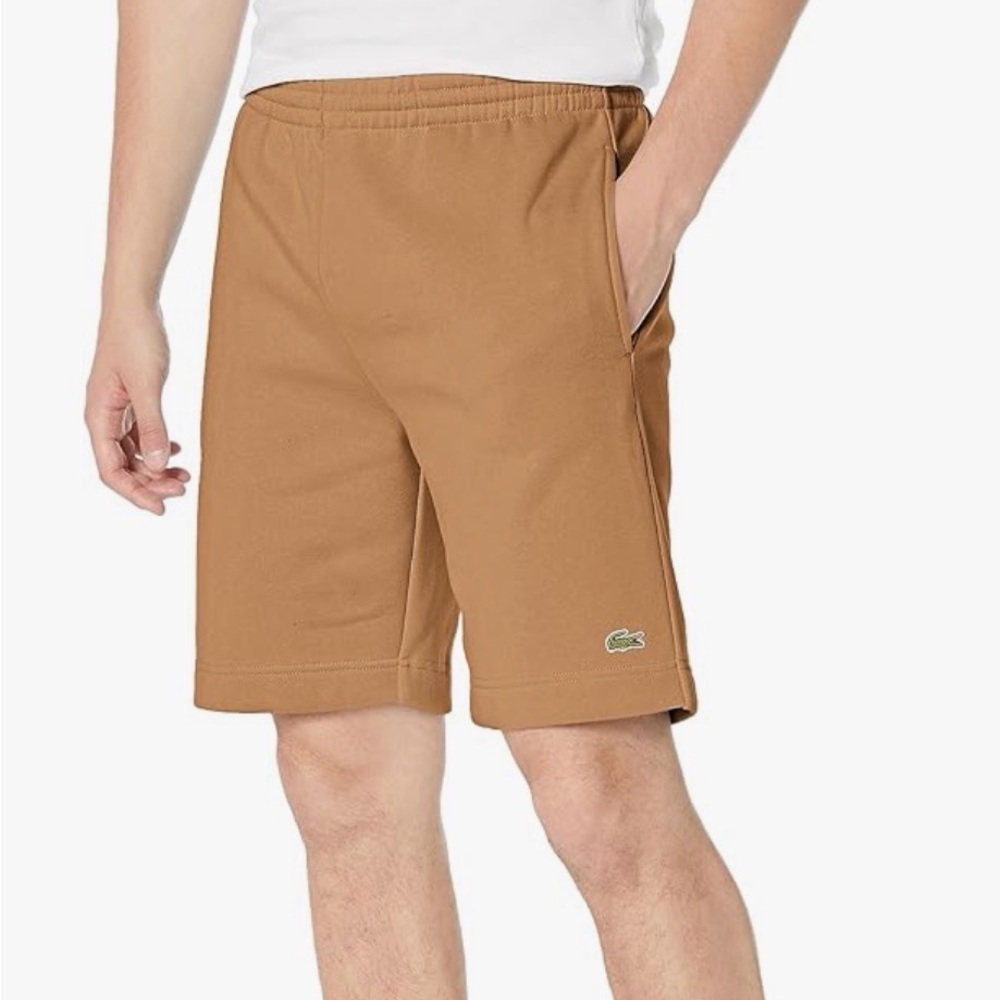 Lacoste Mens Organic Brushed Cotton Fleece Shorts